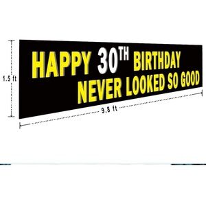 Happy 30th Birthday - Never Looked So Good Banner
